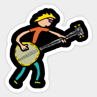 Banjo Sticker